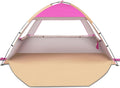 Beach Tent Sun Shelter for 3/4/6/8 Person, UPF 50+ UV Protection Beach Canopy, Lightweight and Easy Setup Cabana, Portable Shade Tent