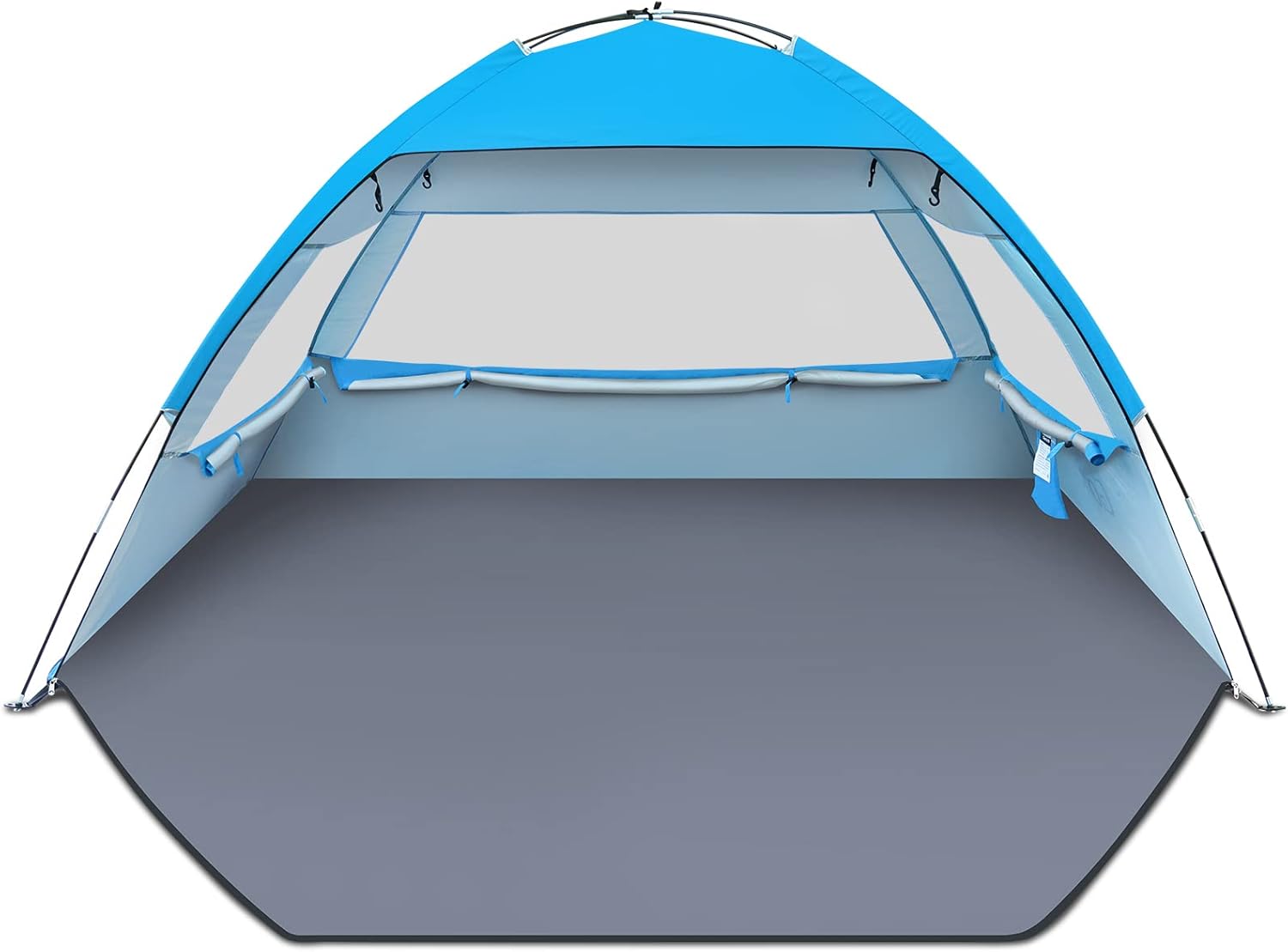 Beach Tent Sun Shelter for 3/4/6/8/10 Person with UPF 50＋ UV Protection, Lightweight & Easy Setup Beach Shade Canopy, Portable Beach Shade Tent Beach Cabana