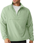 Men's Athletic Quarter Zip Pullover Golf Hiking Running Lightweight Jacket Workout Sweatshirt With Pocket