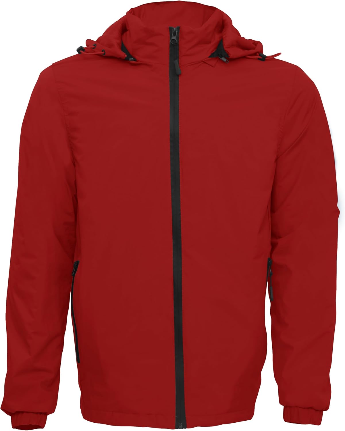 Men's Cycling Rain Jackets Waterproof Running Bike Windbreaker Lightweight Packable Hooded Jacket