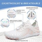 Barefoot Shoes for Women & Men, Grounded Walking Hiking Barefoot Shoes, Wide Toe Box Non-Slip Water Athletic Footwear, Comfortable Vitality Barefoot Footwear, Trail Running Sneakers Unisex