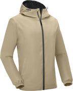 Men’s Lightweight Breathable Windbreaker Golf Jacket 50+ Windproof Outdoor Running Coat