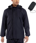 Men’s Rain Jacket with Hood Lightweight Rain Coats Waterproof Raincoat Packable Windbreaker for Hiking Cycling