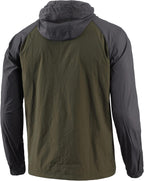 Men's Windbreaker Hoodie Zip Up Lightweight Nylon Rain Jackets for Outdoor Sports