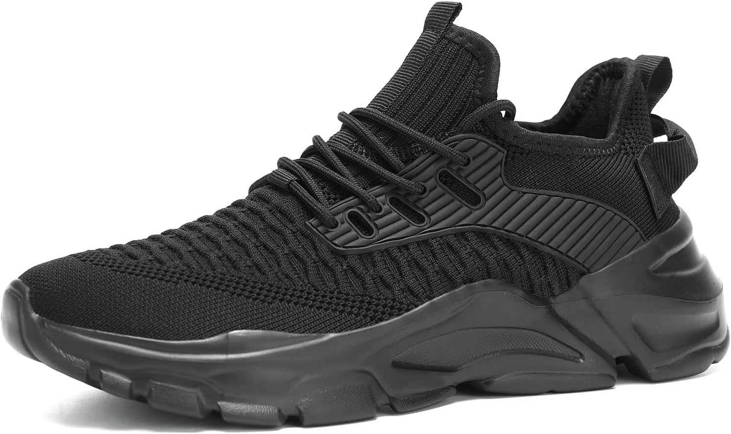 Men's Running Shoes, Non Slip, Breathable, Lightweight Fashion Sneakers, Slip Resistant Athletic Sports Walking Gym Work Shoes